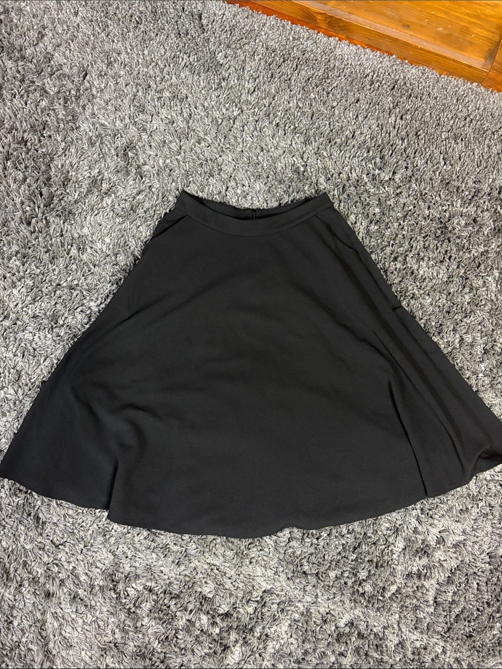 Black A-Line Women's Skirt medium